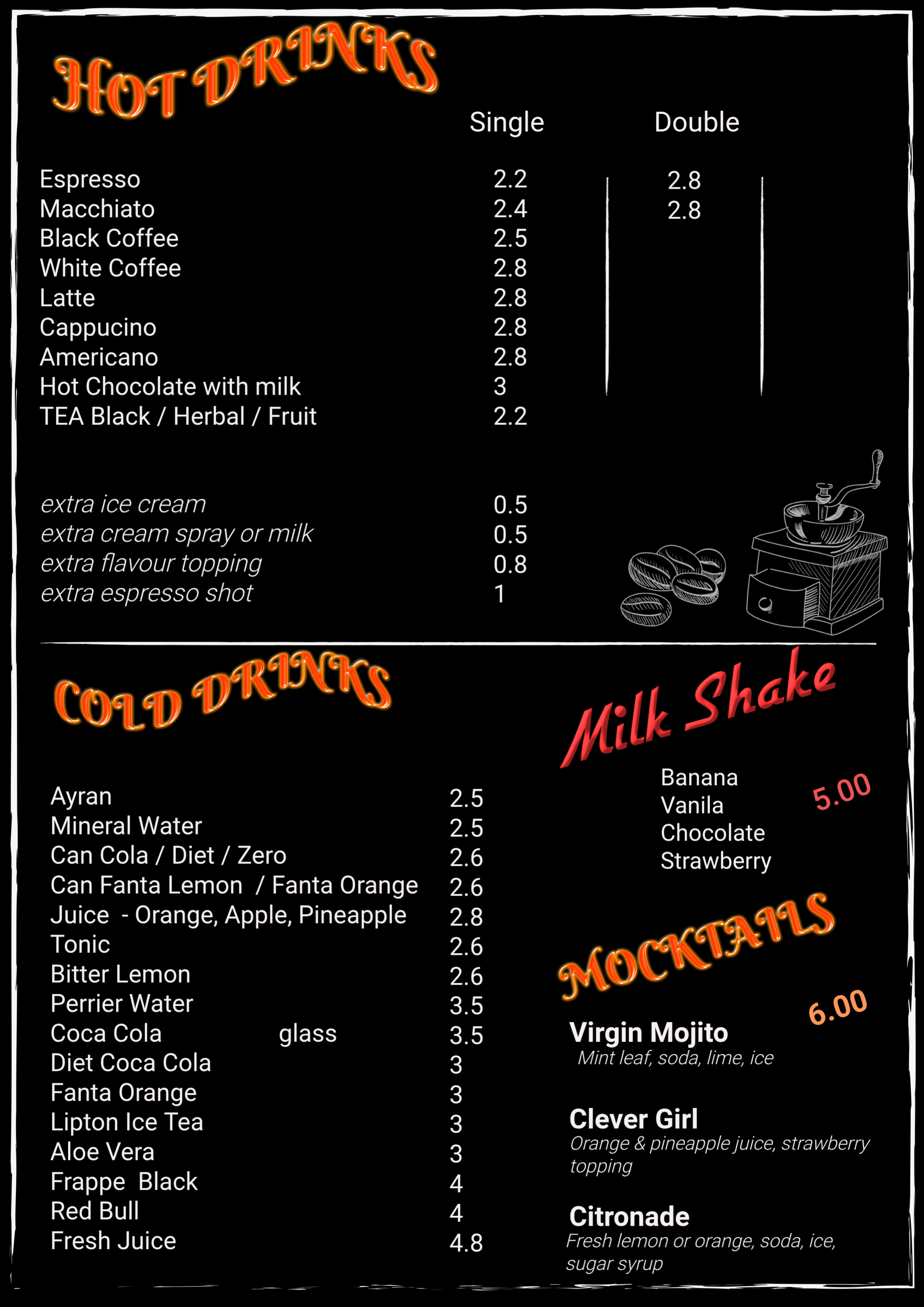 Arranged Food and Objects