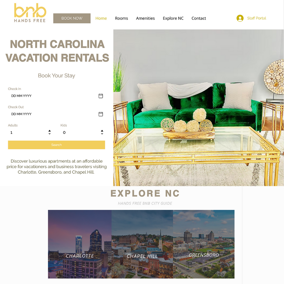 BnB Hands-Free – A Seamless Booking Experience