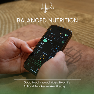 Hyphii App Lifestyle Photoshoot  of man logging workout on Hyphii app  close up of hands static ad