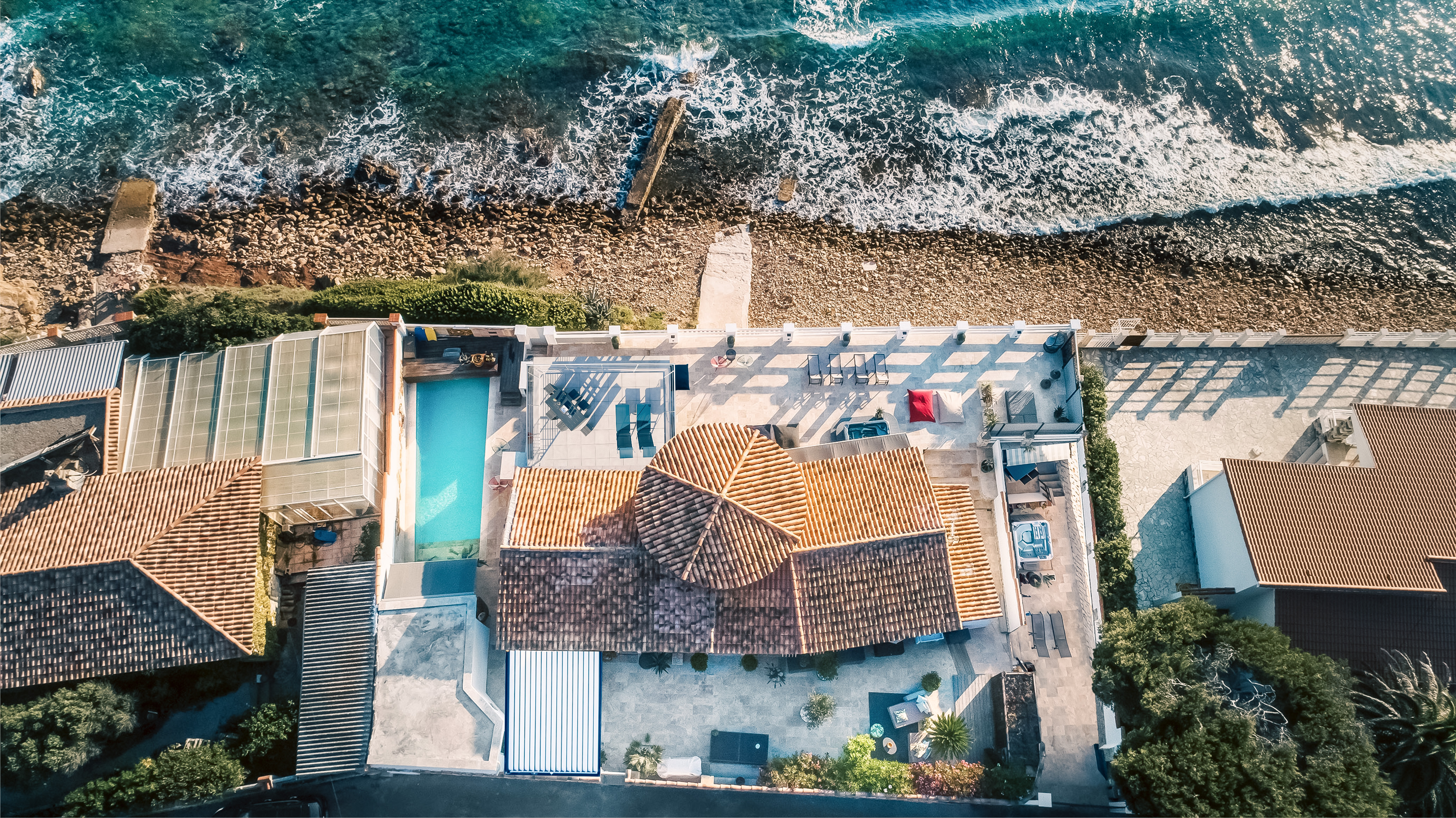 Villa Les Albatros à Saint-Mandrier-sur-Mer – terrasse avec vue sur la mer, Var