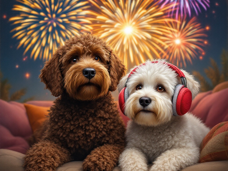 Fireworks and Fright: Helping Your Truffle Dog Feel Safe During Booming