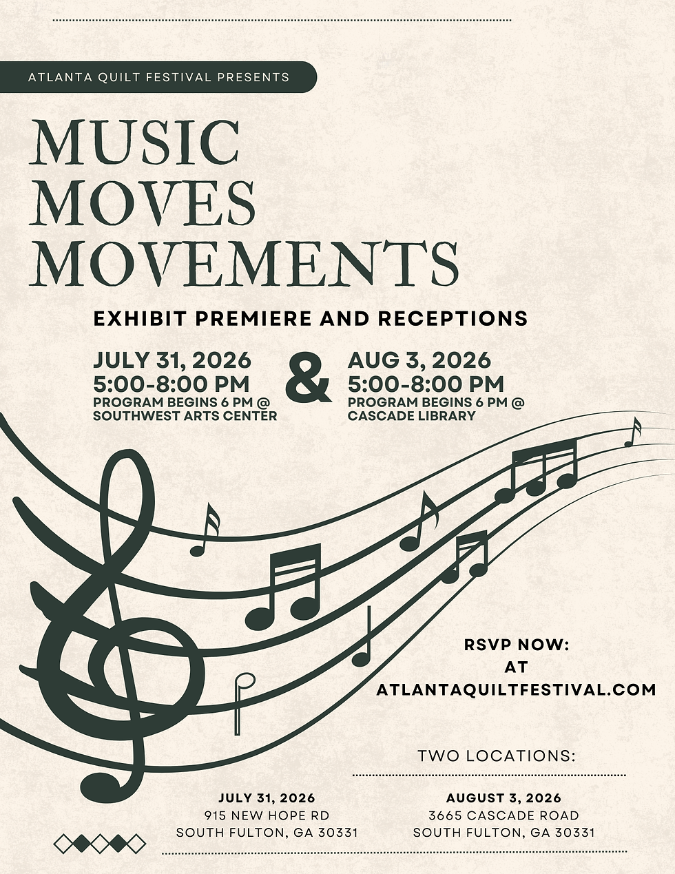 “Music Moves Movements” (Part Two) Exhibit Reception