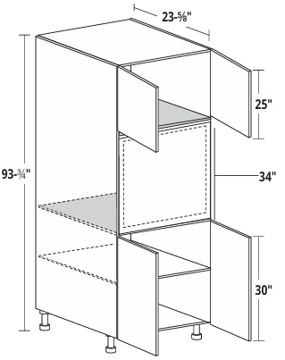 Thumbnail: Pure Single Wall Oven Cabinets