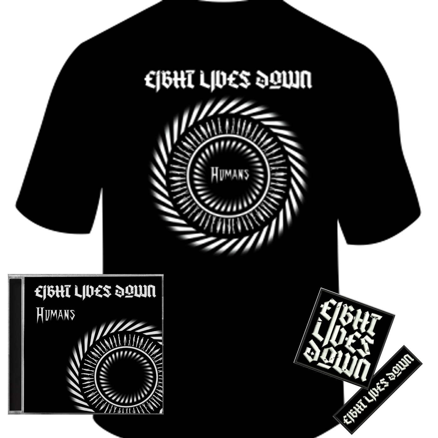 *MEGA BUNDLE* - "HUMANS" ALBUM + T-SHIRT + PATCH