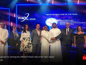 Bahrain recognized for winning MENA FinTech Hub of the Year award