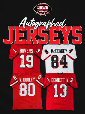 Georgia Bulldog Autographed Memorabilia