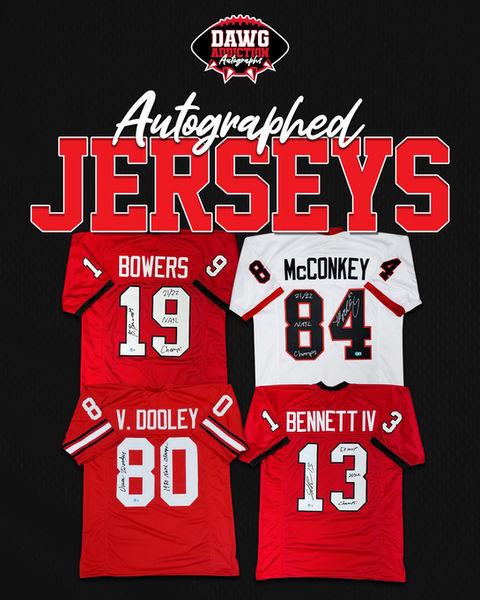 Georgia Bulldog Autographed Memorabilia