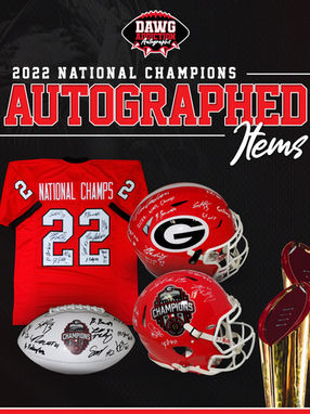 Georgia Bulldog Autographed Memorabilia
