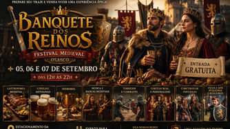 Festival Medieval: Osasco recebe "Banquete dos Reinos" no feriado