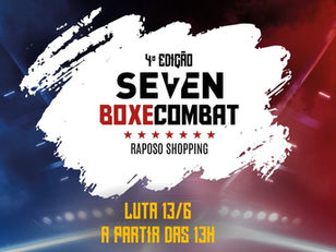 Raposo Shopping recebe luta do campeão sul-americano Klisman Simão no Seven Boxe Combat