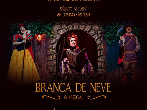 “Branca de Neve – O Musical” retorna ao palco do Teatro Gazeta em São Paulo