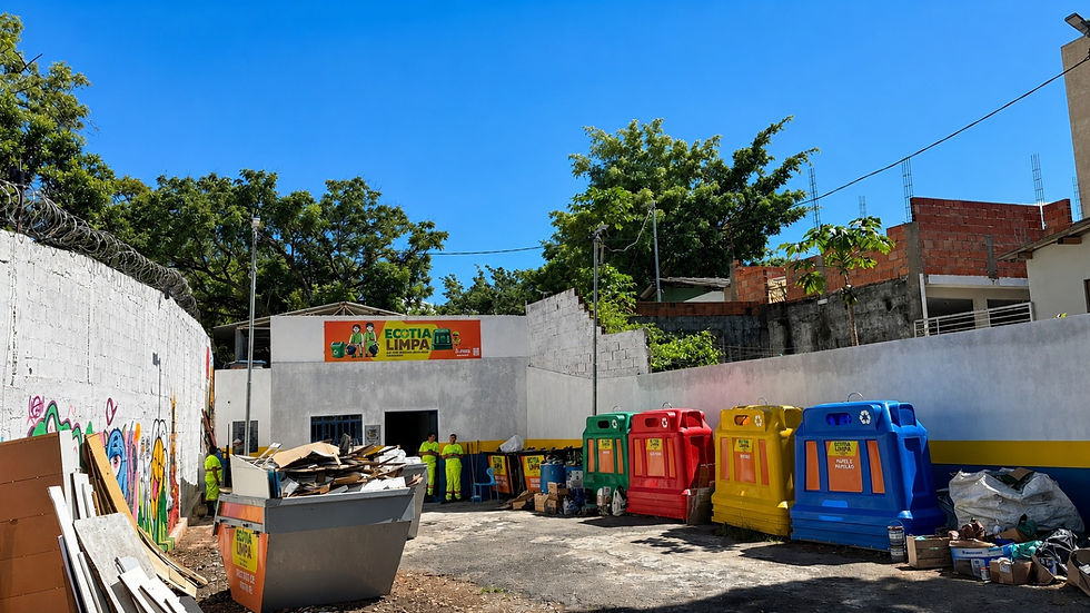 EcoCotia Limpa: Saiba como descartar até 50 kg de recicláveis por dia no Ecoponto do Pq. São George