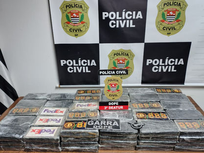 GARRA apreende 118 kg de cocaína em carro de luxo próximo ao Aeroporto de Guarulhos