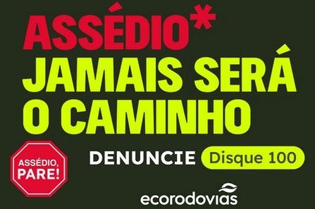 Ecovias Raposo Castello adere à campanha "Assédio, Pare" contra abusos nas rodovias