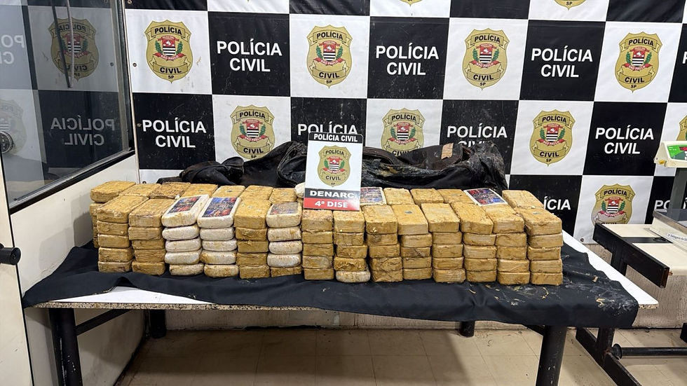 Cocaína camuflada em esterco e naftalina é apreendida em São Roque; motorista foi preso
