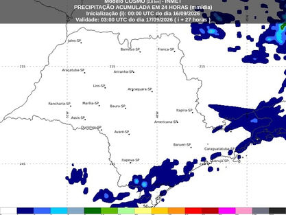 Frio e chuva fraca marcam esta quarta-feira no Estado de SP; veja a previsão