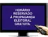 Horário eleitoral no rádio e na TV começa nesta sexta-feira com dois blocos diários de transmissão