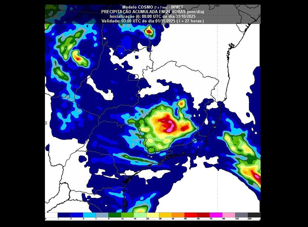 Confira a previsão do tempo para esta sexta-feira, 31