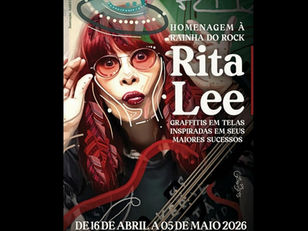 Mercadão de SP recebe exposição de grafite em homenagem a Rita Lee