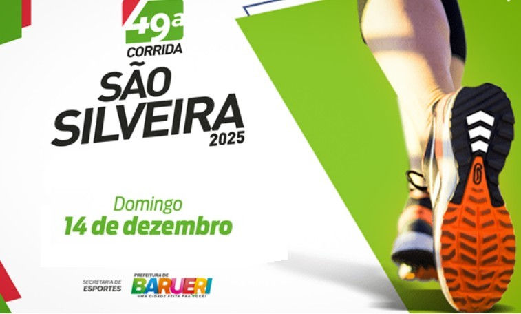 Barueri abre inscrições para a 49ª Corrida São Silveira 2025