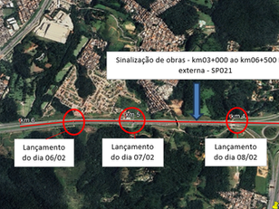 Rodoanel Oeste terá interdições noturnas para lançamento de vigas a partir desta sexta (6)