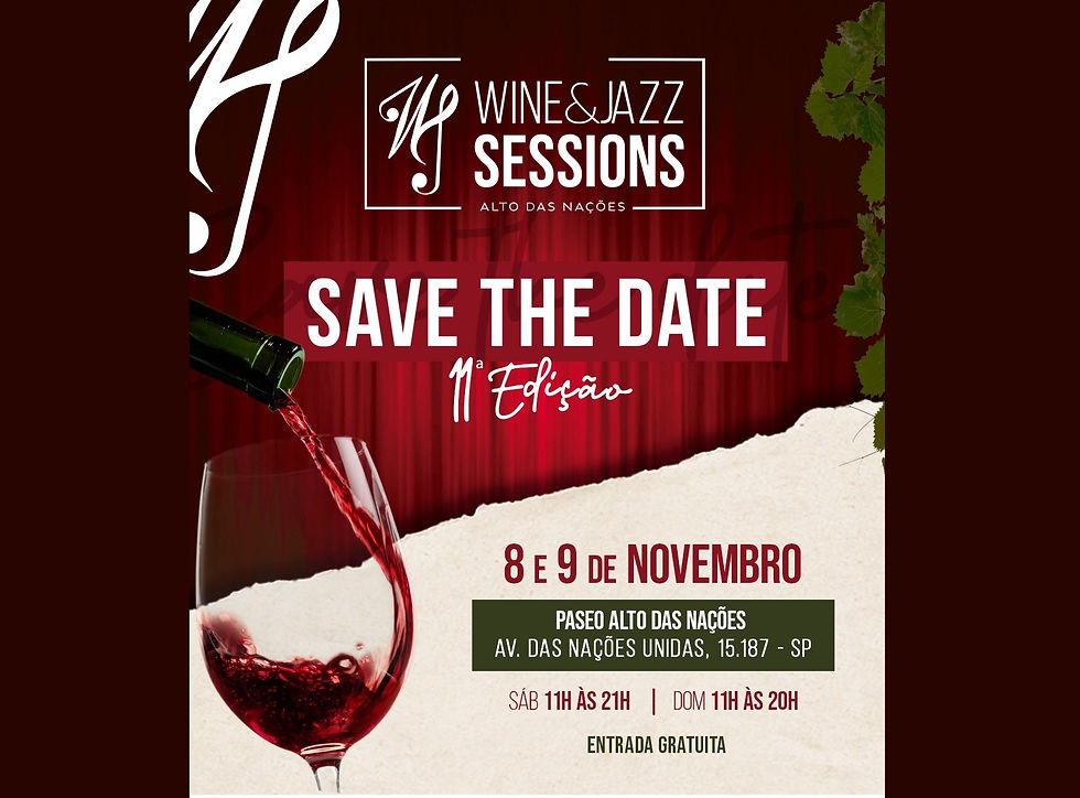 Fim de semana: Wine & Jazz Sessions 2025 leva música, vinhos e gastronomia ao Alto das Nações