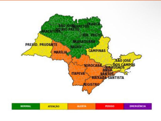 Defesa Civil alerta para ventos de até 70 km/h e frio intenso em São Paulo