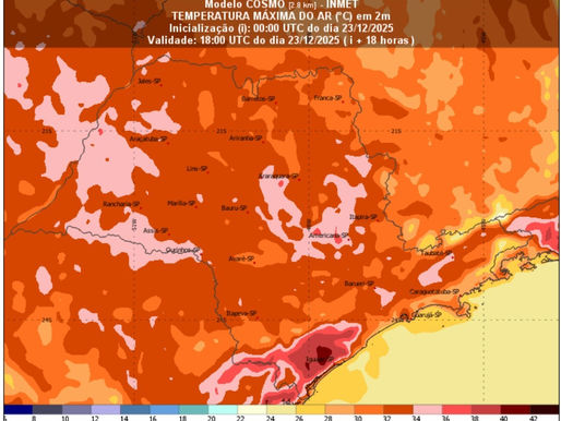 Previsão do Tempo: Terça-feira de calor intenso e alerta para baixa umidade em SP
