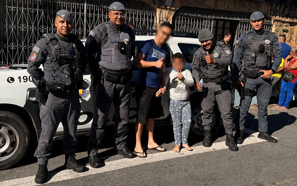 Carapicuíba: PM resgata criança autista que embarcou sozinha em ônibus