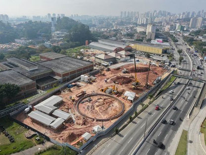 Taboão da Serra: Obras da Linha 4-Amarela do Metrô entram em fase de escavação contínua
