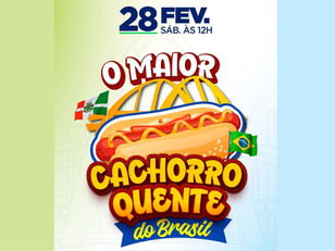 Osasco celebra 64 anos com cachorro-quente gigante de 64 metros