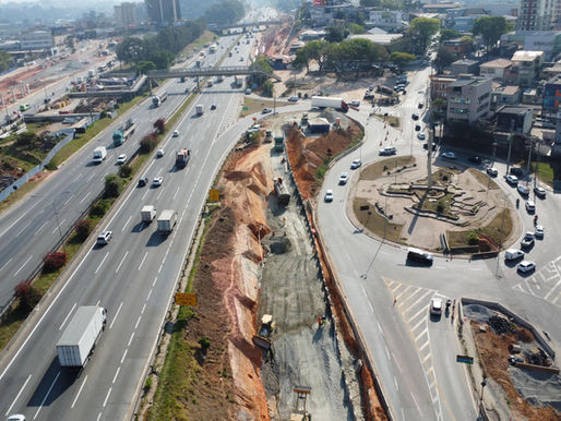 Obras em Barueri: Rotatória da Praça das Artes terá afunilamento na Castello Branco neste fim de semana