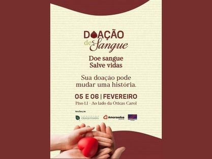 Shopping Granja Vianna recebe campanha de doação de sangue 