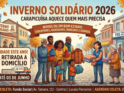 Inverno Solidário 2026: Carapicuíba oferece retirada de agasalhos e cobertores em domicílio