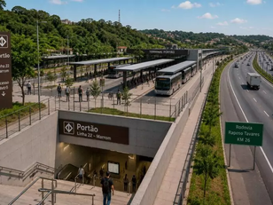 Cotia: Metrô terá estação com terminal de ônibus no projeto da Linha 22-Marrom
