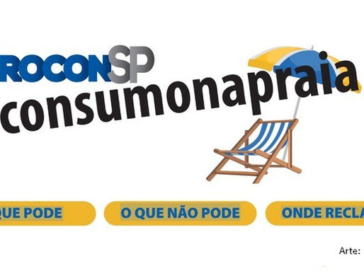 #ConsumoNaPraia: Procon-SP lança guia contra cobranças abusivas no litoral