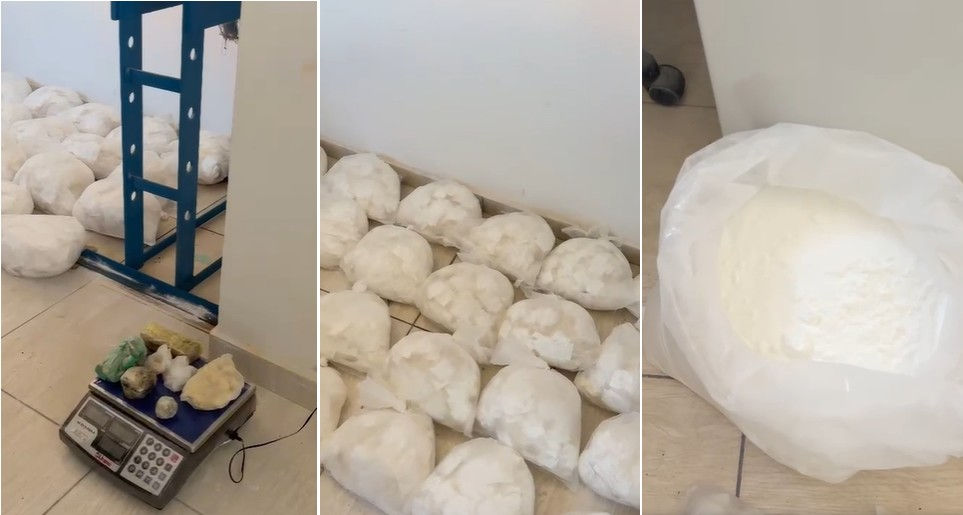 PM estoura duas refinarias industriais de cocaína e duas casas-bomba em Paraisópolis