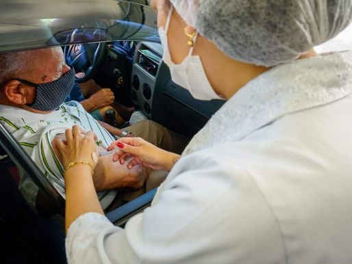 Cotia: Dia 2/03 tem vacinação contra Covid-19 para idosos com idade a partir de 80 anos completos