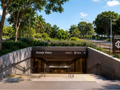Metrô na Granja Viana: Futura estação da Linha 22-Marrom terá quase 50 metros de profundidade
