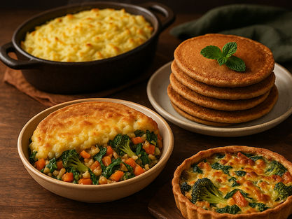 Nutrição em Foco: Escondidinhos, panquecas e tortas saudáveis para os dias frios