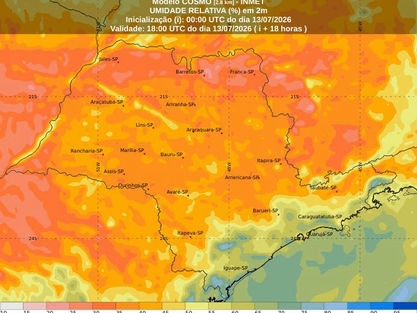 Previsão do tempo: Frente fria derruba termômetros a partir desta segunda-feira (13)