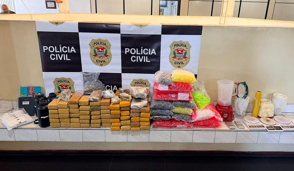 Polícia Civil de Jandira apreende mais de 55 kg de maconha em "casa-depósito" na zona norte de SP