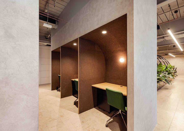 Clarence, New Generation Cork, NG Cork, Calais Cream, Harvest Collection, Sienna, Marble Cork, study nooks with desk and chairs and cork wall sheets with cork flooring, cork flooring QLD
