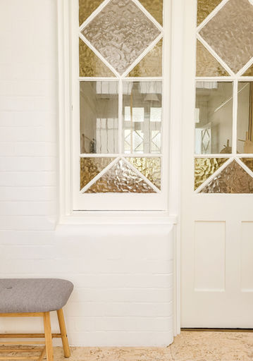 Compact Home, New Generation Cork, Calais Cream cork, door and stool with cream cork floor