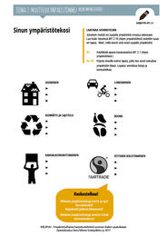 MY 2.4 Sinun ympäristötekosi