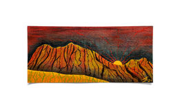 pico paraná pintura montanha paisagem