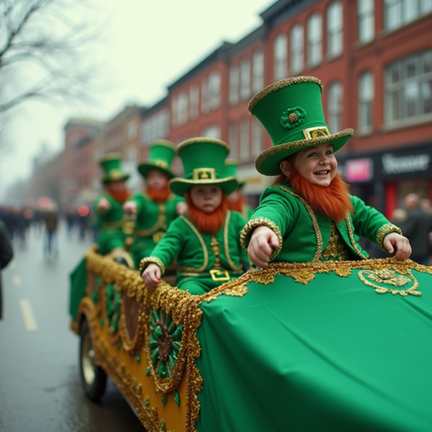Mother Puckers Light Up Elmhurst St Patrick's Day Parade with Unforgettable Celebration!