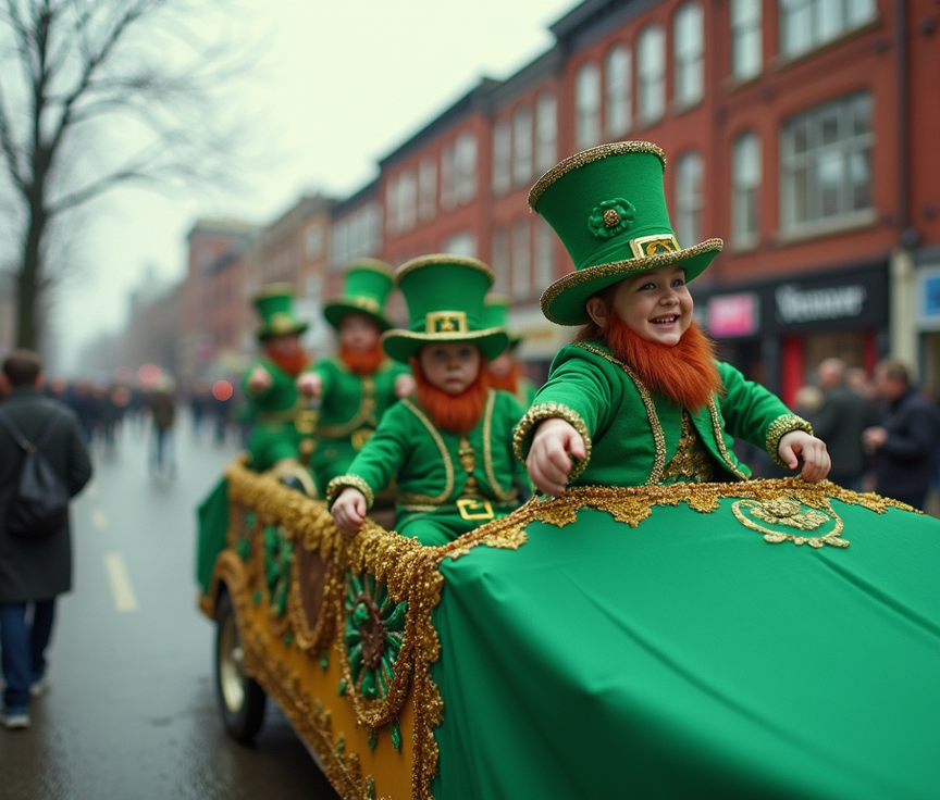 Mother Puckers Light Up Elmhurst St Patrick's Day Parade with Unforgettable Celebration!