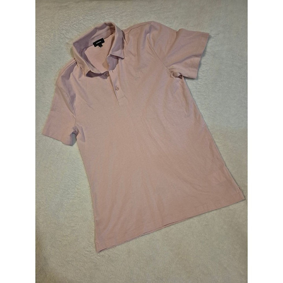 Light pink polo shirt