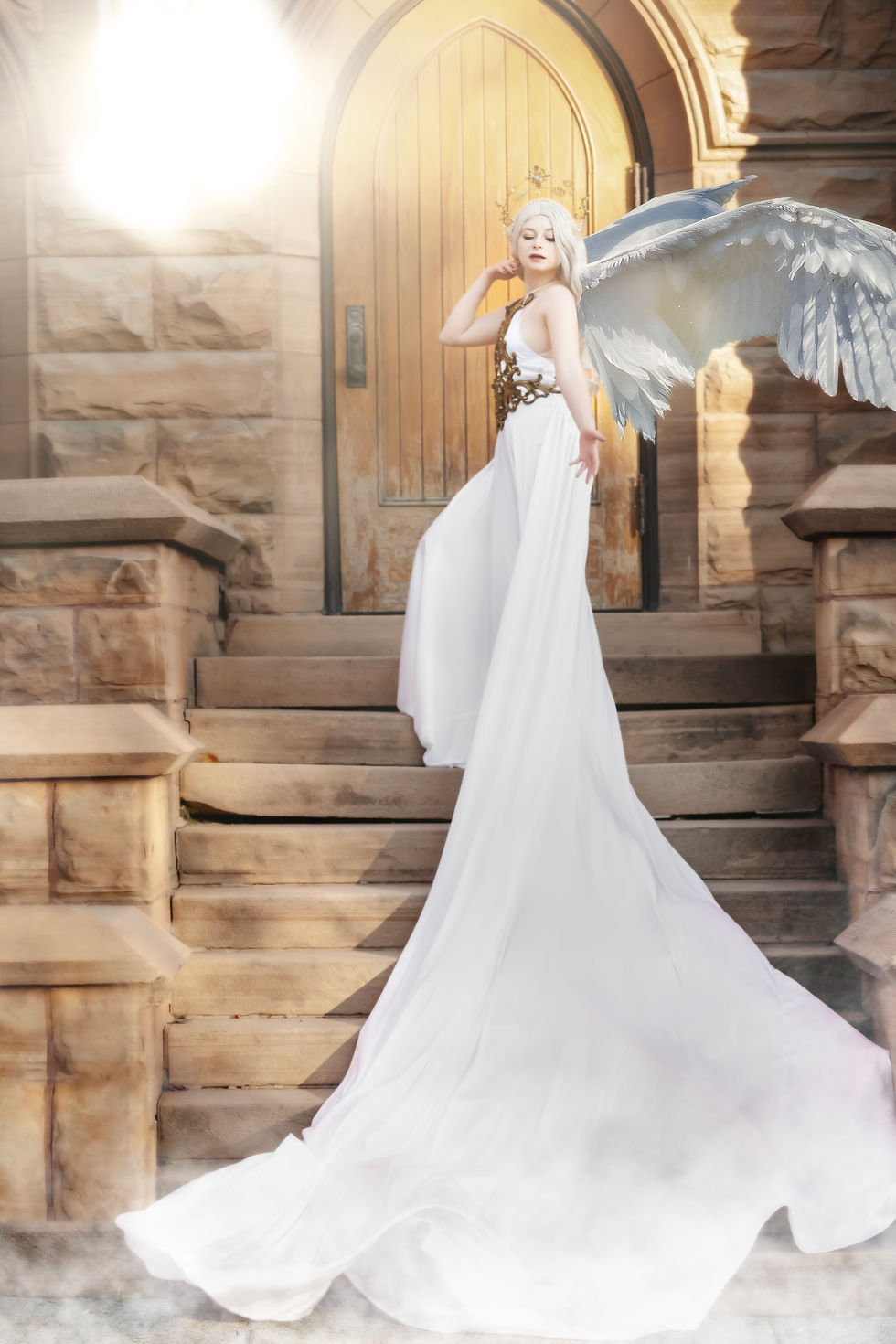 Thumbnail: Flying Gown in White
